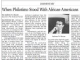 The National Herald - When Philotimo Stood With African-Americans